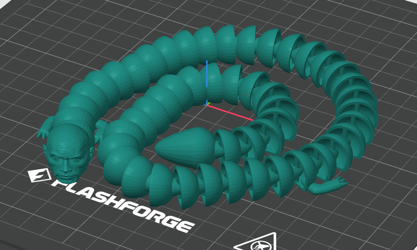 articulated Dwayne the dragon Johnson
