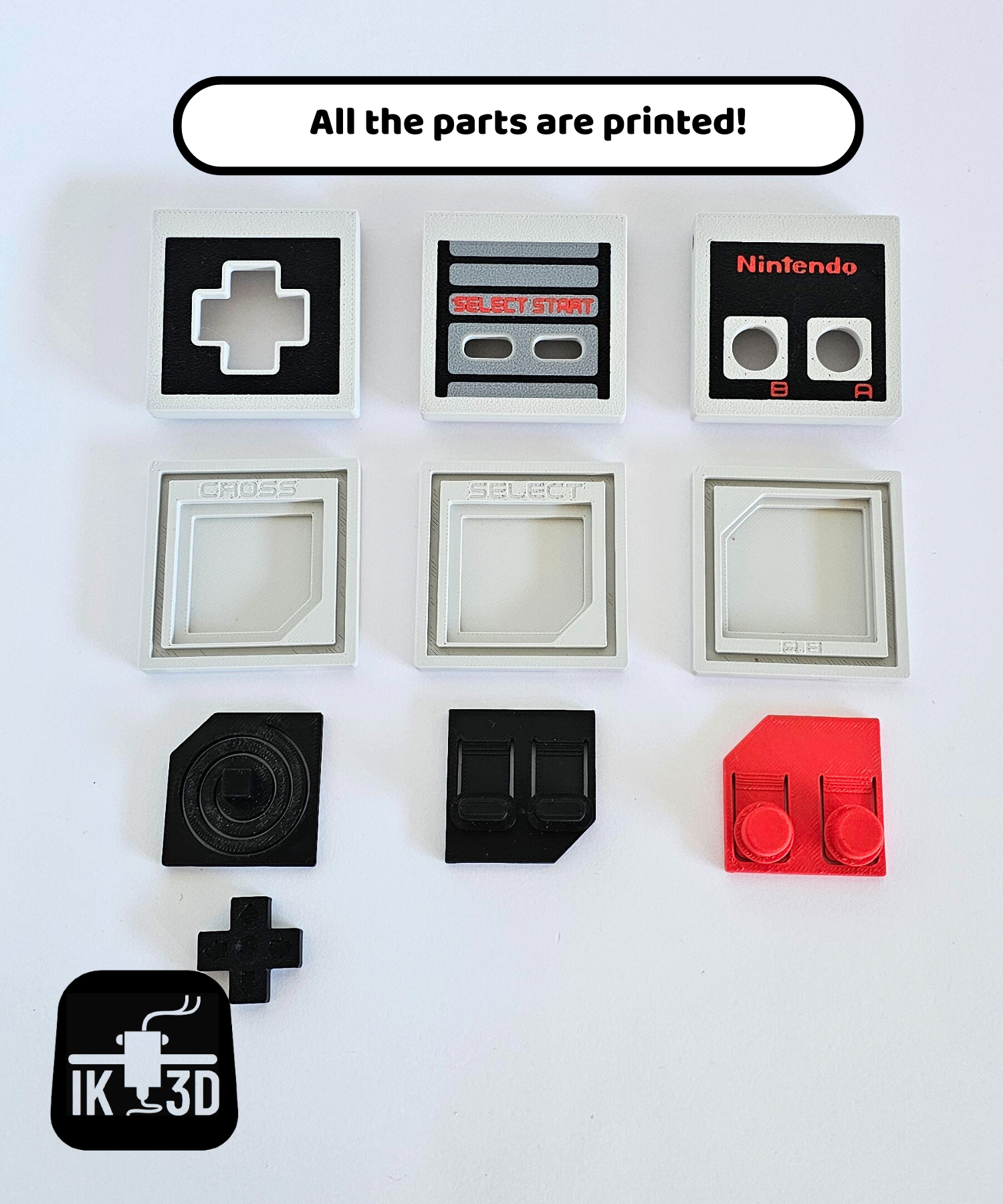 NES Controller Clicky Button Keychain Set — thumbnail 7