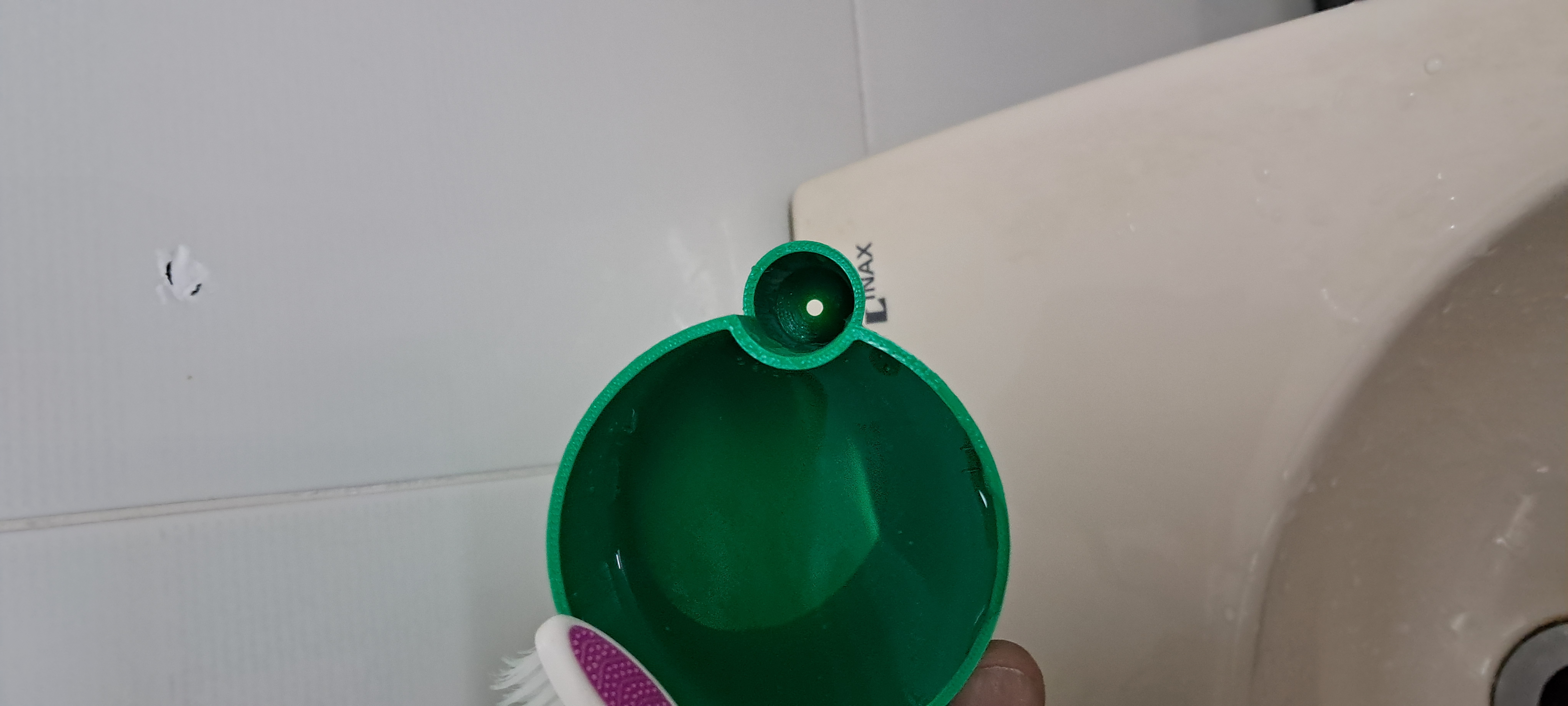 water cup with toothbrush compartment