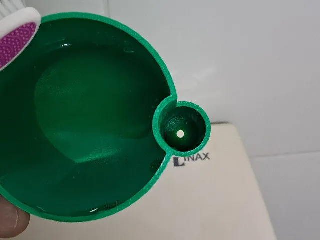 water cup with toothbrush compartment