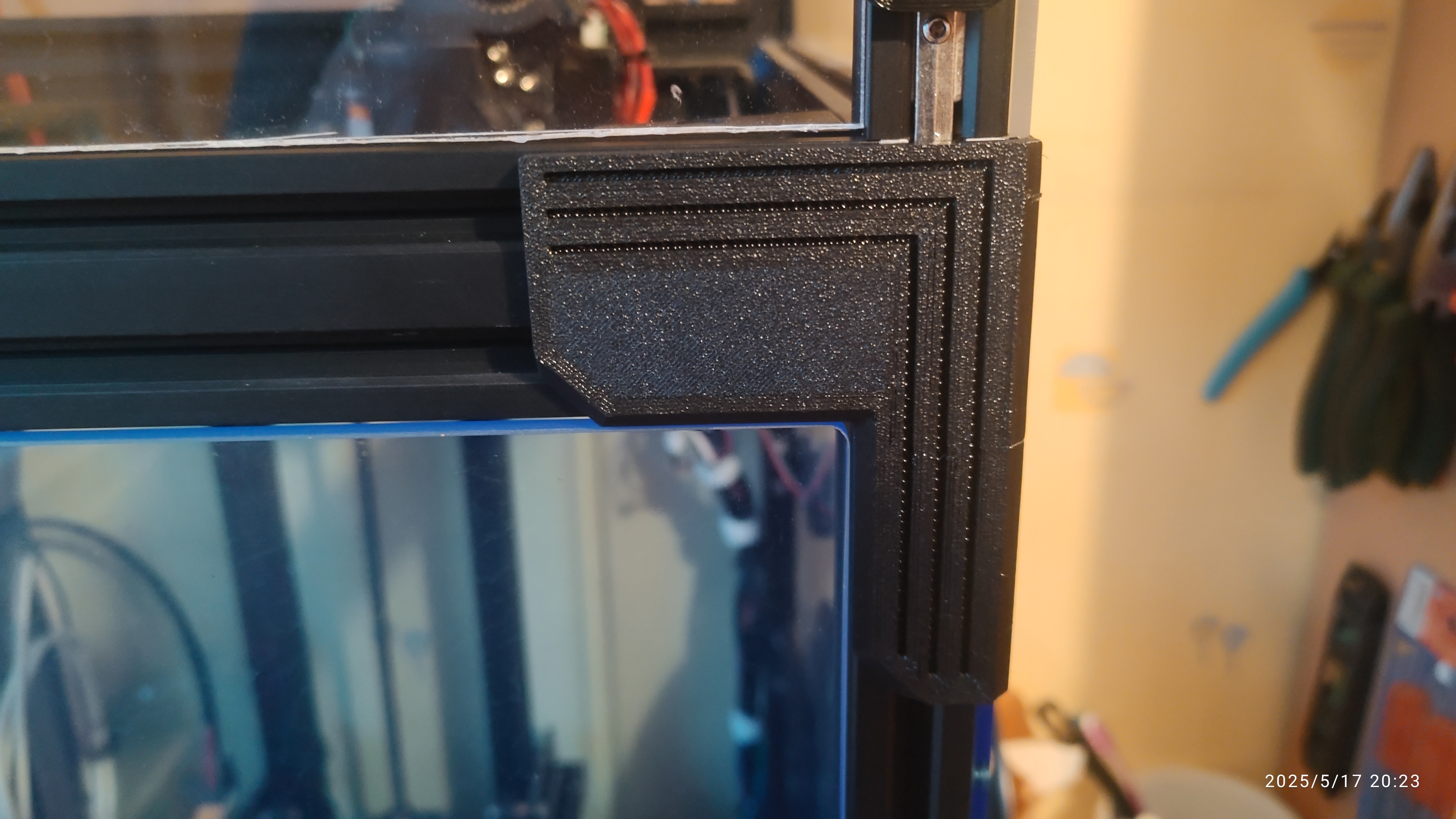 Ender 6 corner trim for enclosure