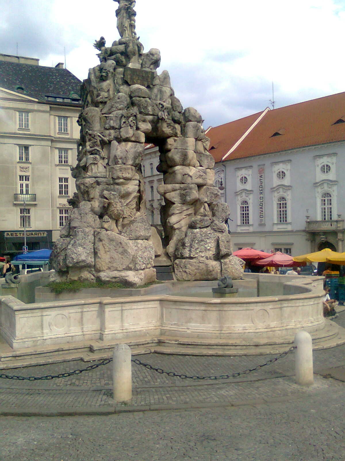 Kašna Parnas Brno - Zelný trh