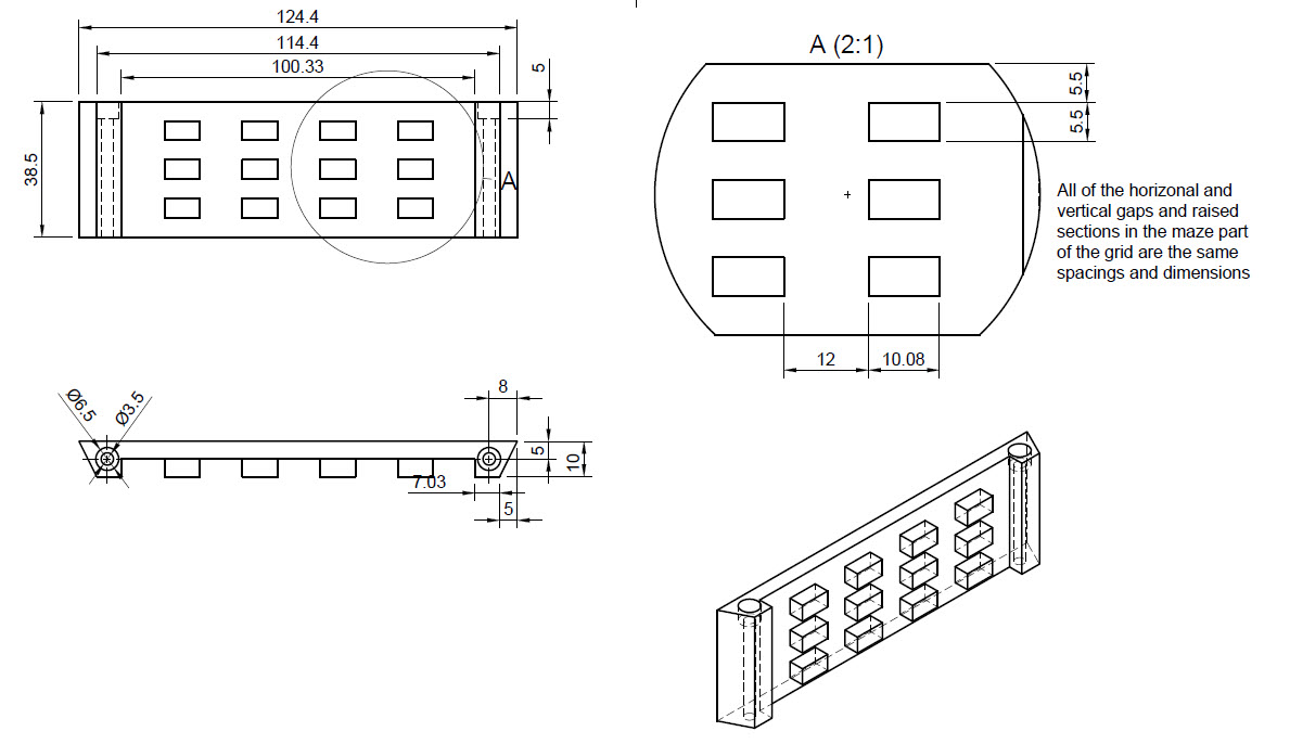 Miniatura 4 do modelo 3D Customisable Binary Maze Geocache