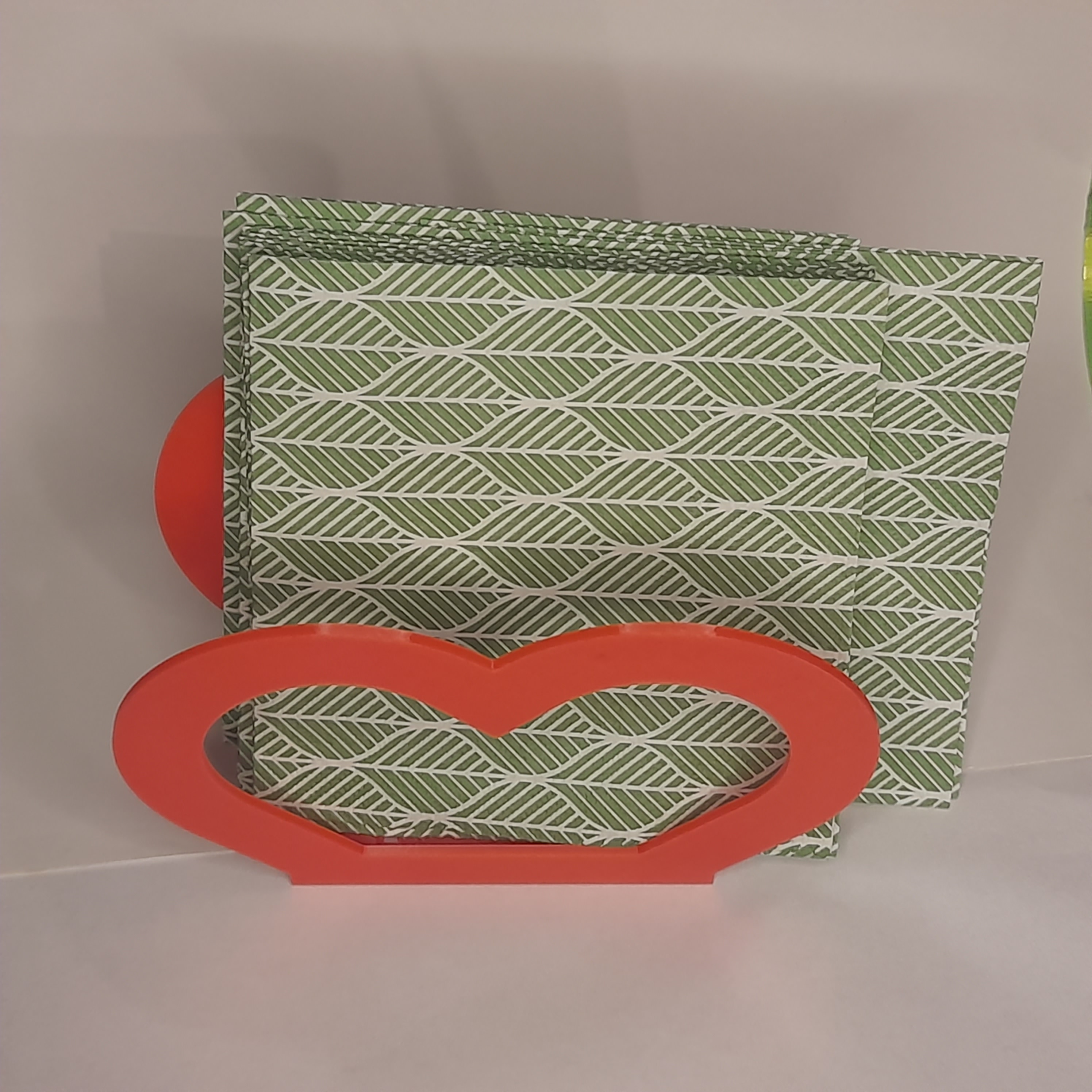 Valentine napkin holder