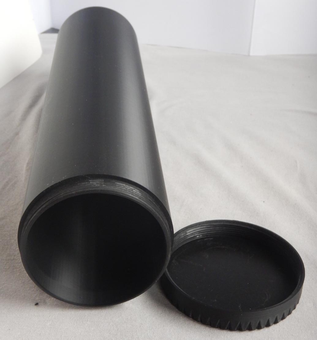 Dose rund mit Deckel zum Schrauben D 70mm; Round can with screw-on lid, 70mm diameter