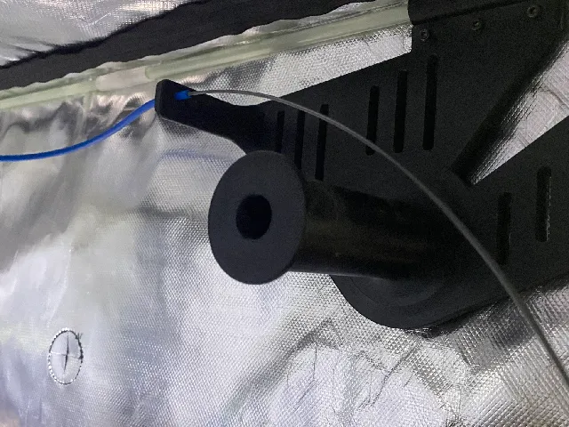 Spool holder for enclosure tent