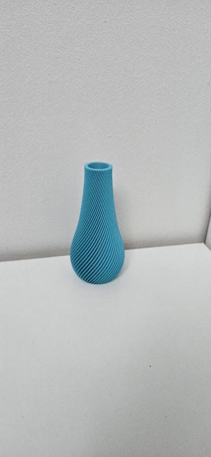 Spiral Twisted Bud Vase