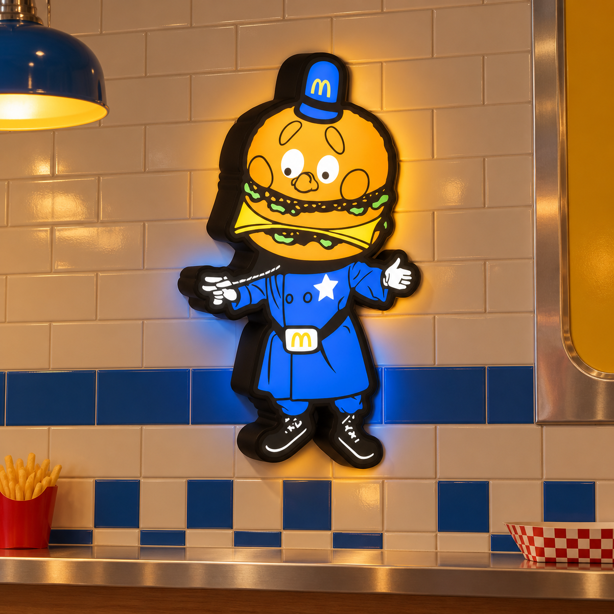 Officer Big Mac McDonalds Lightbox