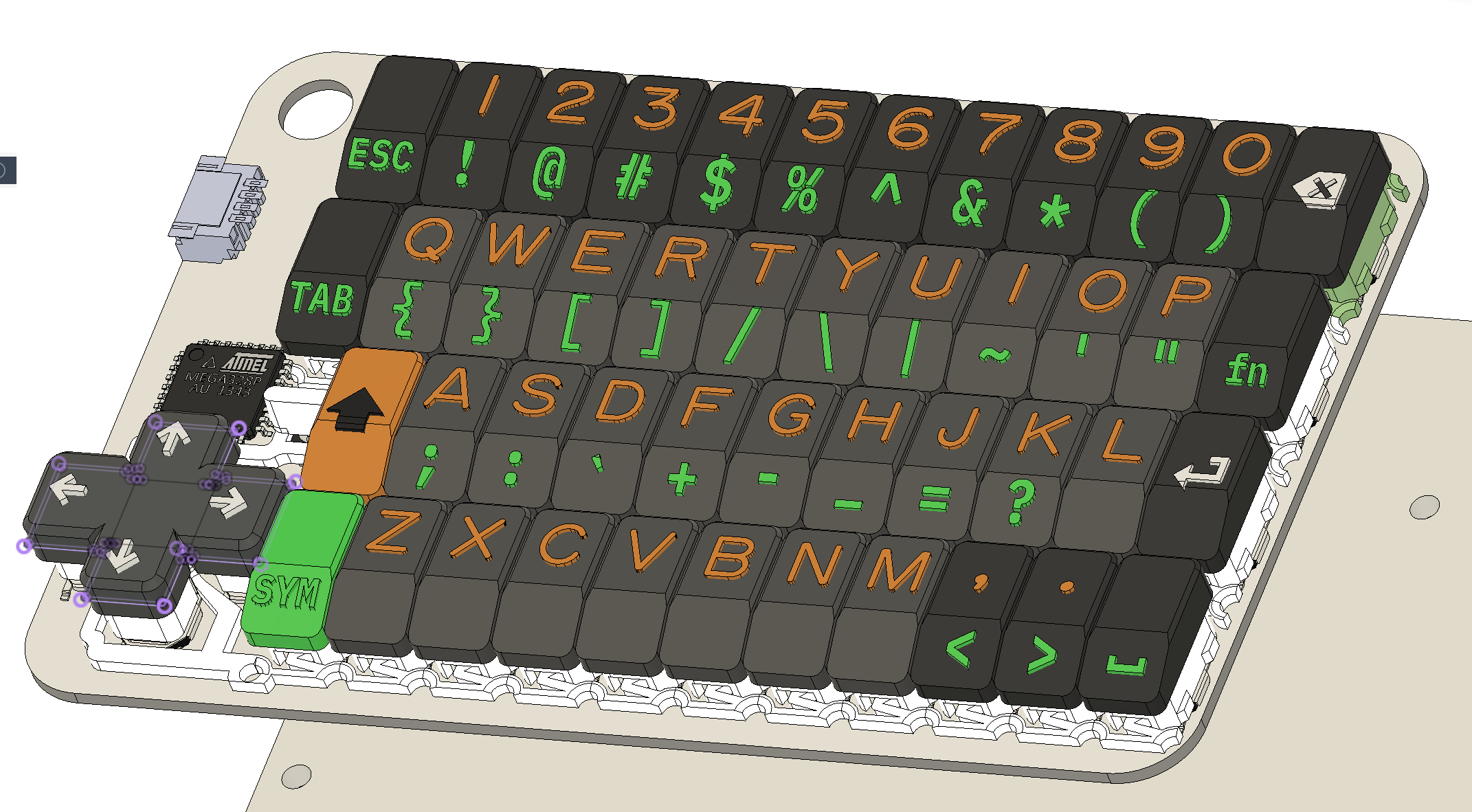 Modular CardKB keyboard case (versions with or without GROVE port) — thumbnail 7