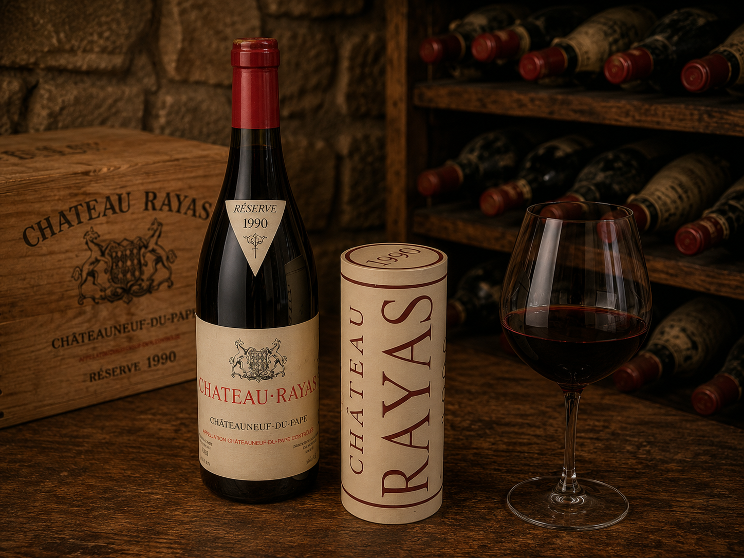 Bouchon Château Rayas 1990 (Châteauneuf-du-Pape)