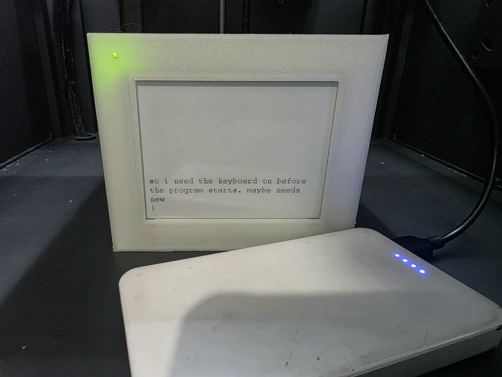 Writerdeck - Waveshare 4.2 and Raspberry Pi Zero 2w Case