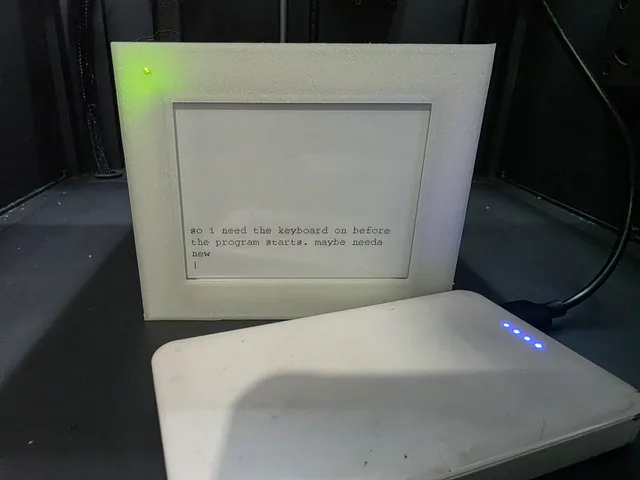 Writerdeck - Waveshare 4.2 and Raspberry Pi Zero 2w Case