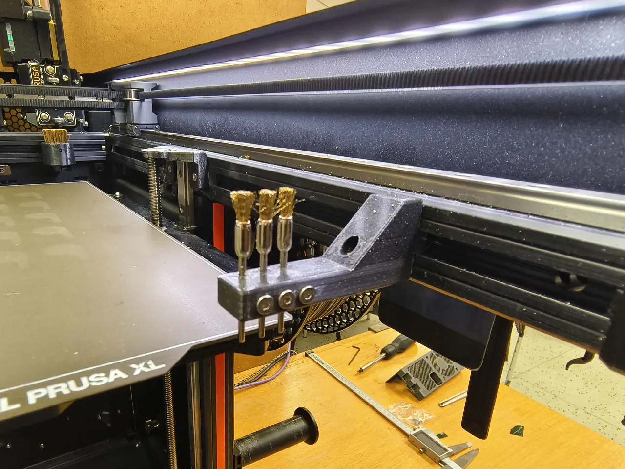 Prusa XL nozzle brush wipers by Jakub Geyer | Download free STL