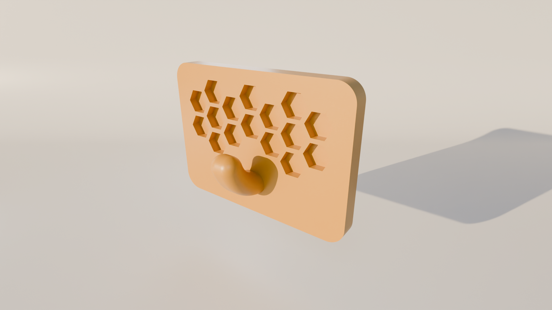 Honeycomb Wall Hook / Keyholder