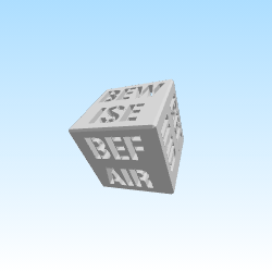 Virtues Perforated Cube