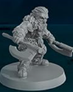 dnd dwarf barbarian mini