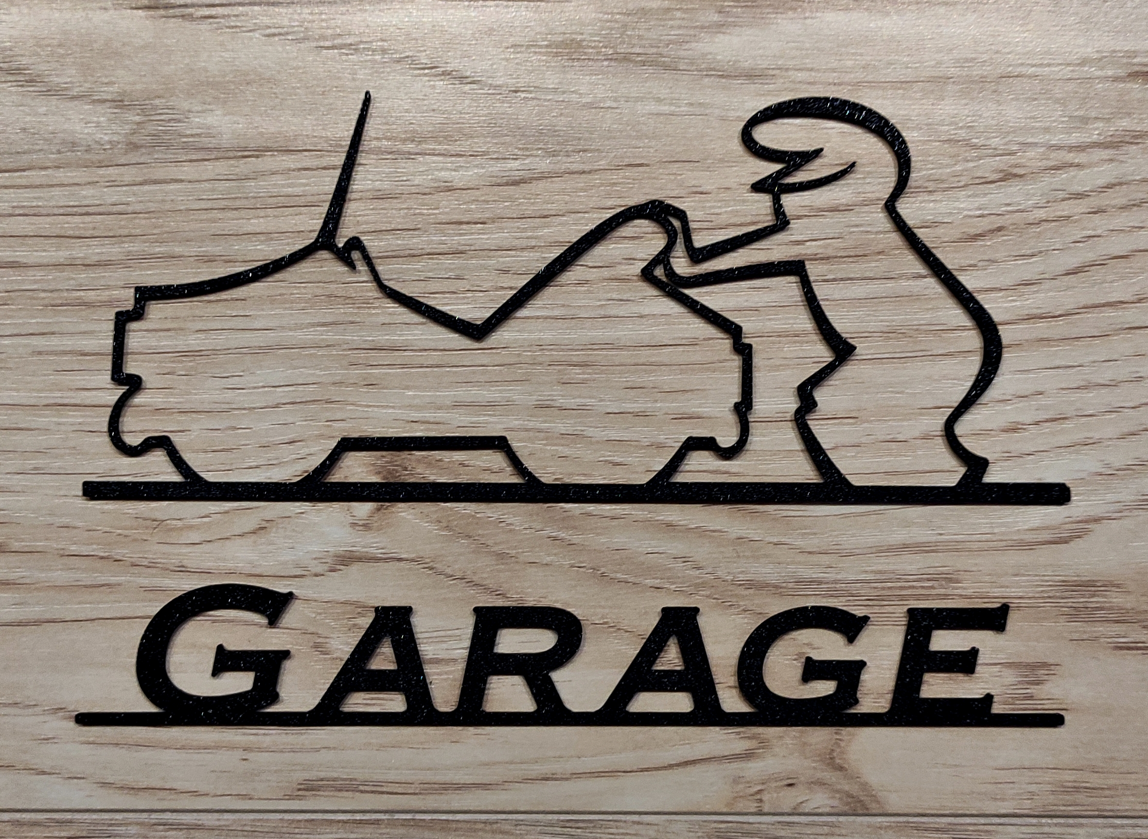 Funny “Garage” Door Hanger – La Linea Balum 154
