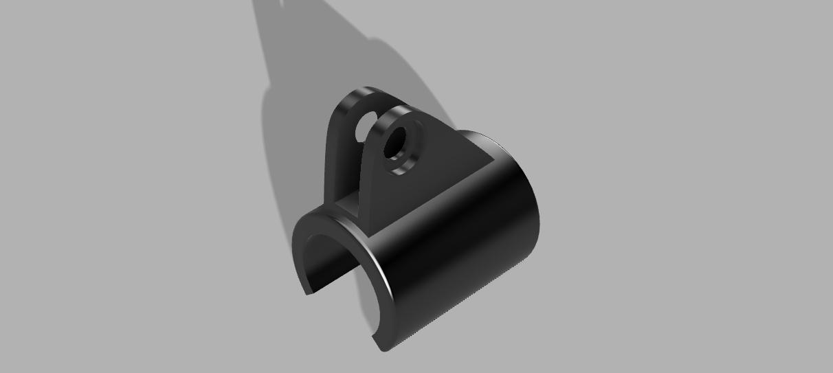 Yaesu MD-1 Microphone Holder 3D model