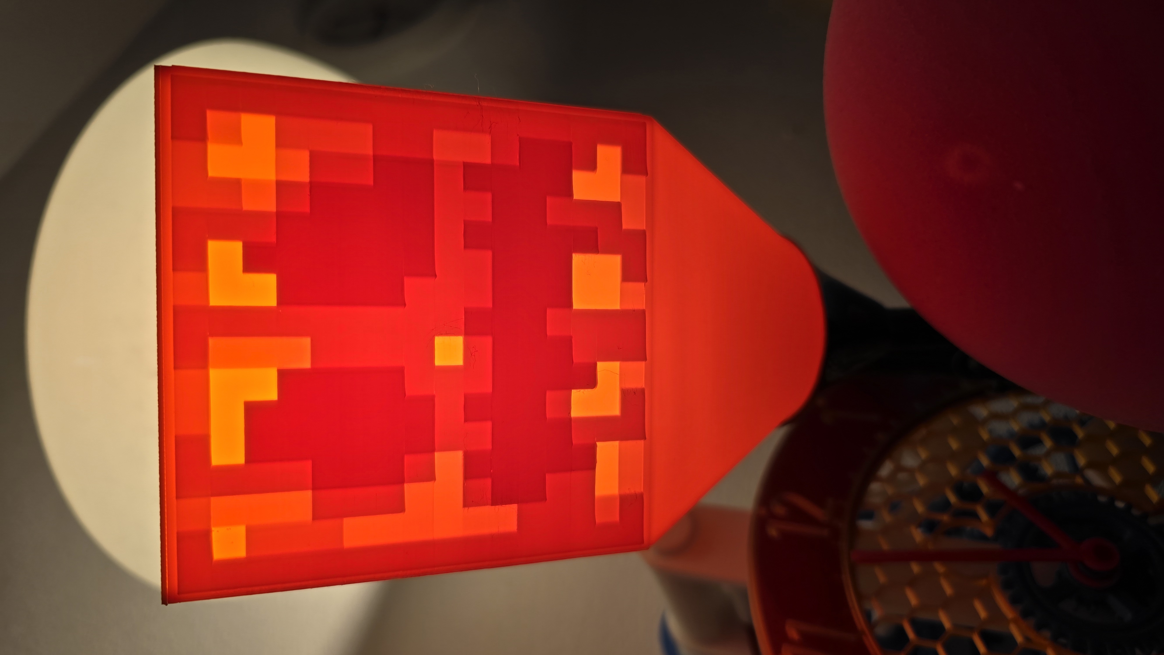 Pumpkin lampshade with lid