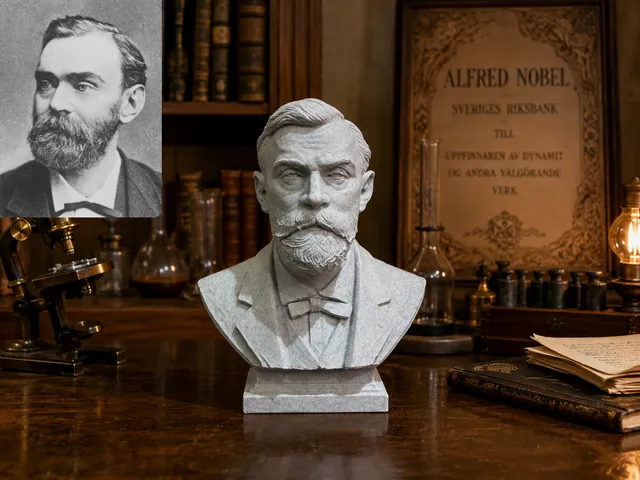 Alfred Bernhard Nobel Bust