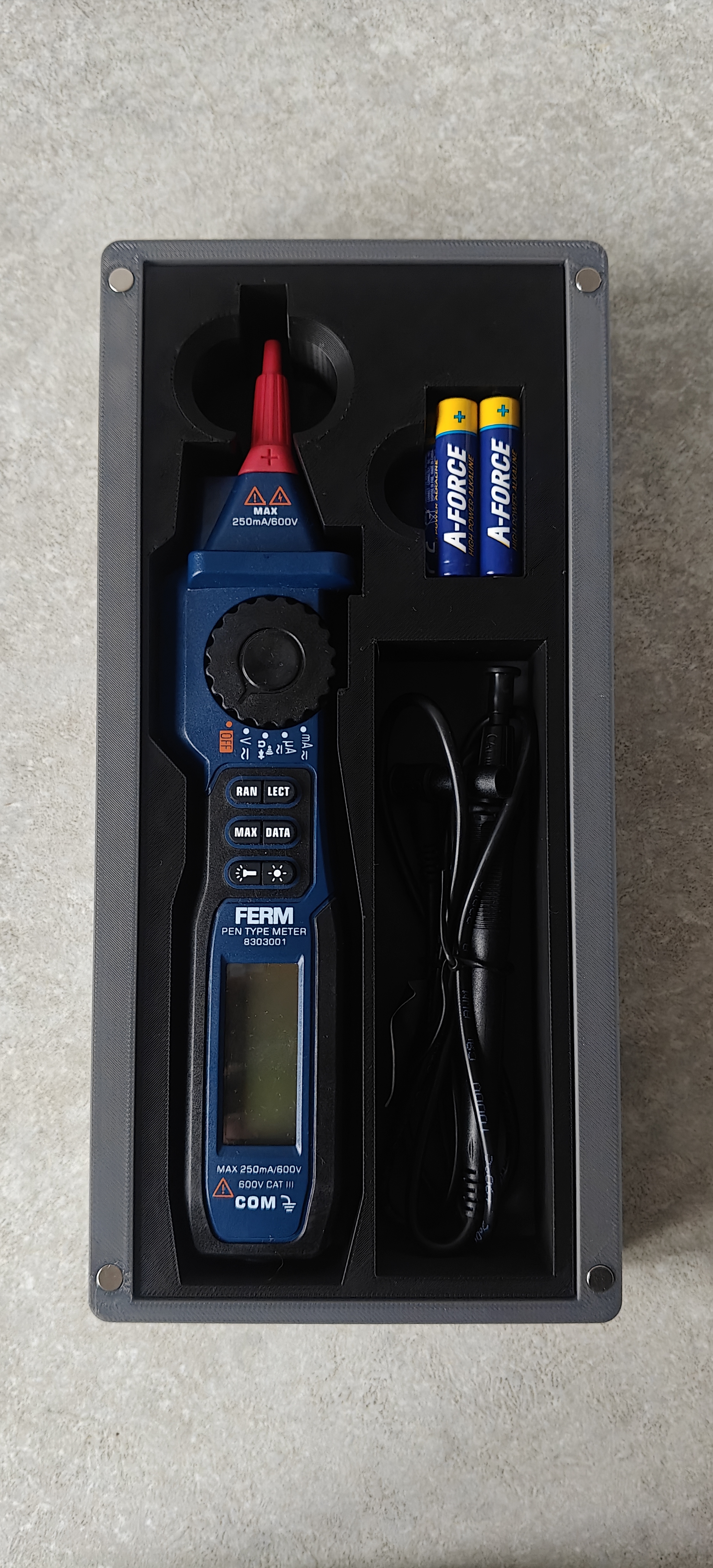 Ferm Action Multimeter Pen Case Storage Box