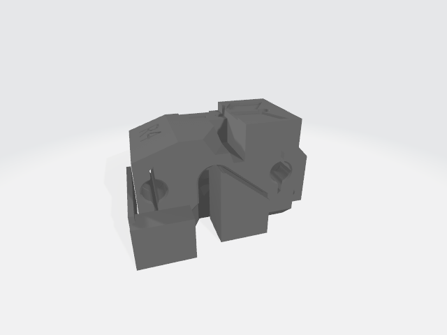 MMU3 R4 custom supports for Selector part overhangs