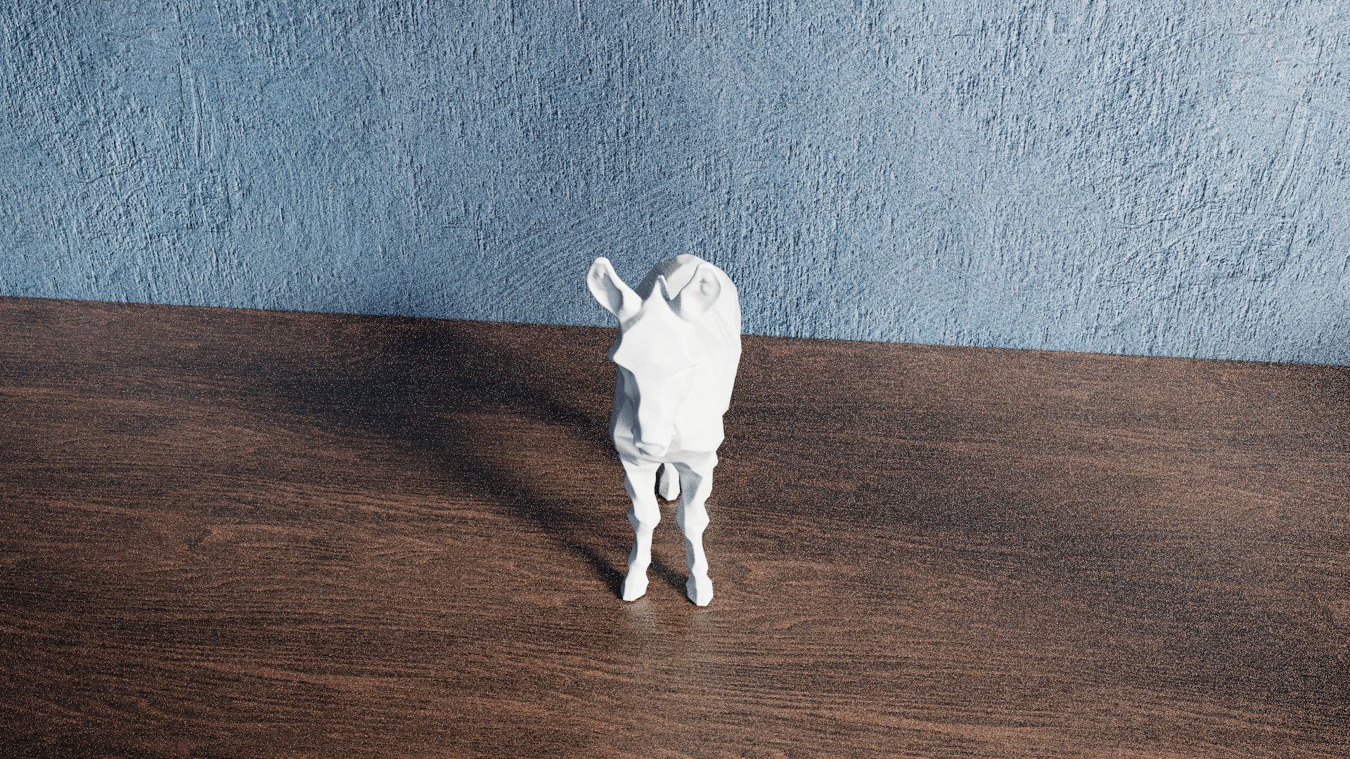 Miniatura 8 do modelo 3D Low Poly Donkey