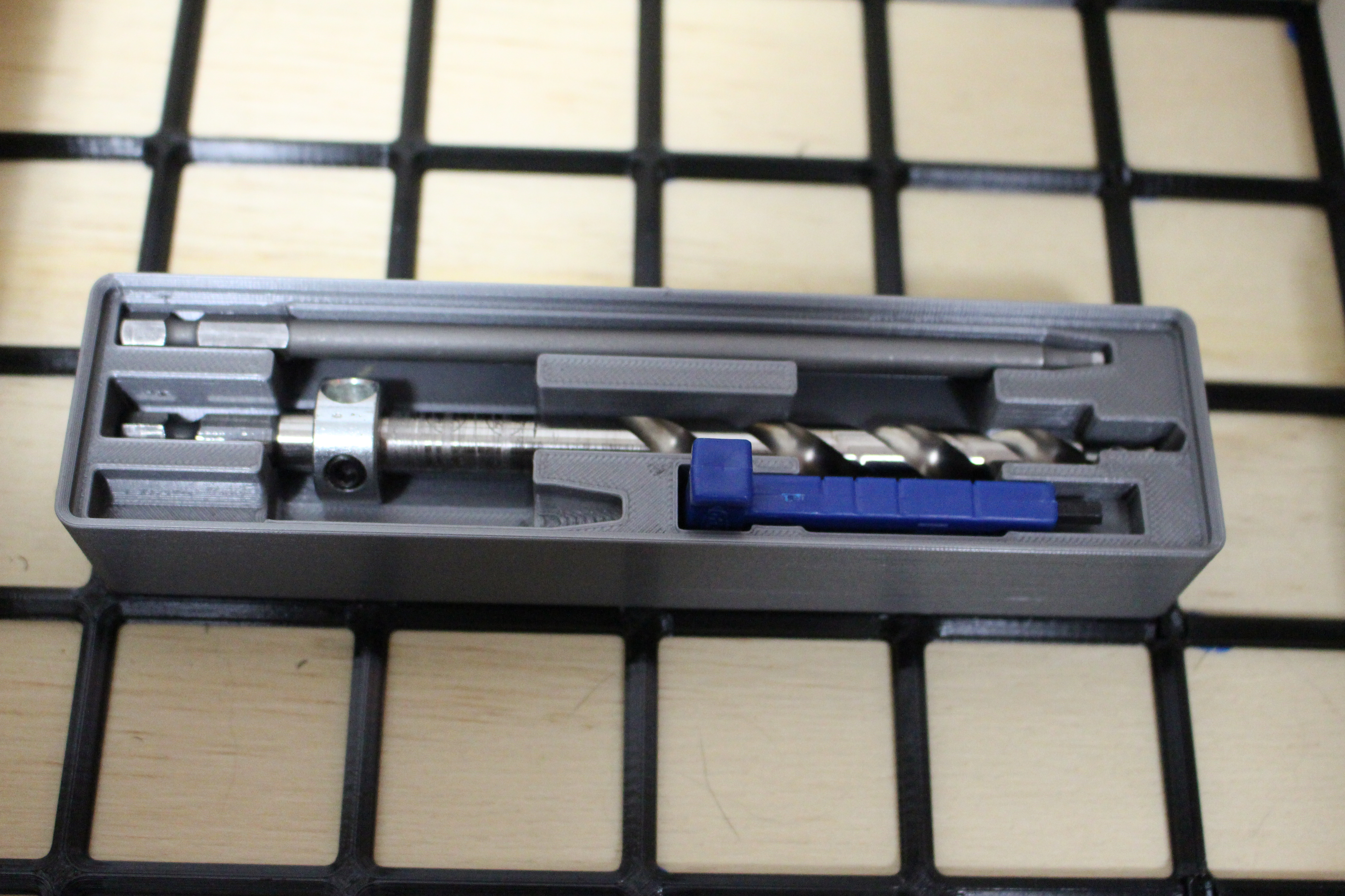 Gridfinity Kreg Pocket Screw Tool Organizer - Hex Wrench Remix