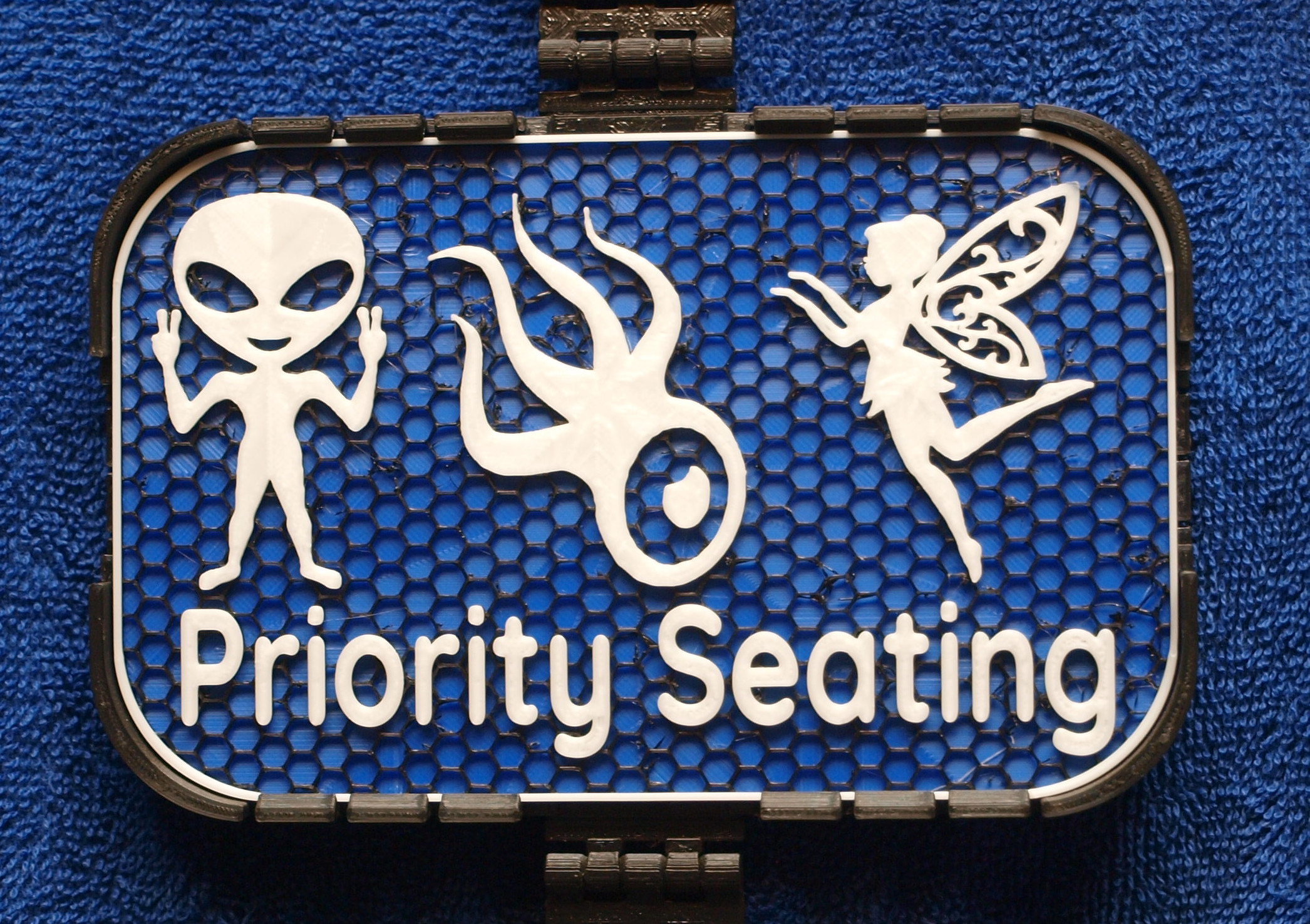 Priority Seating sign