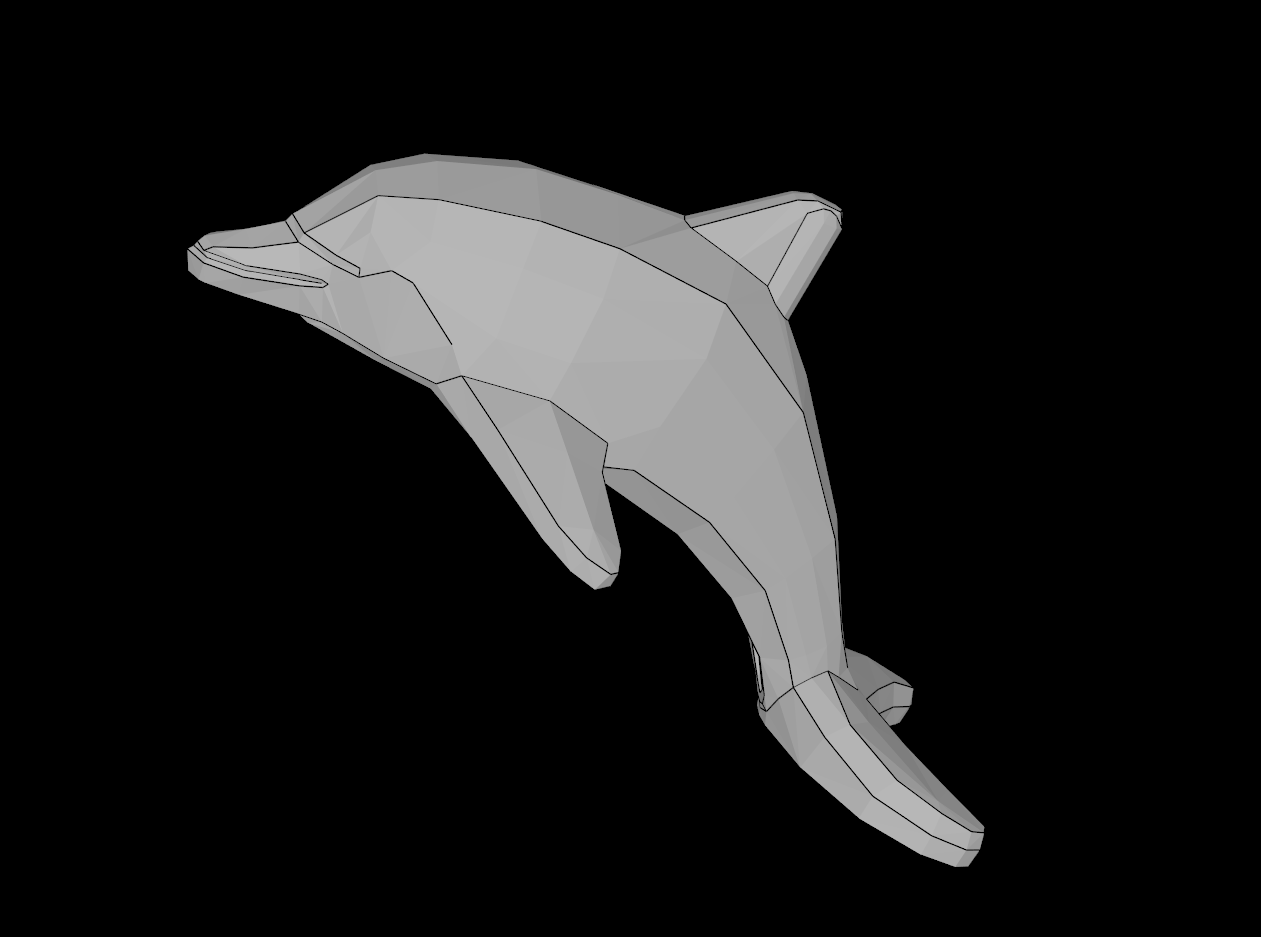 Lego Compatible (33499.dat) Animal Dolphin Jumping with Bottom Axle Holder