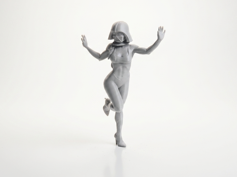 Female Darth Vader Figure Statue 3D Printable