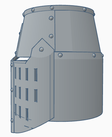 Miniatura 4 do modelo 3D Elden Ring great helm