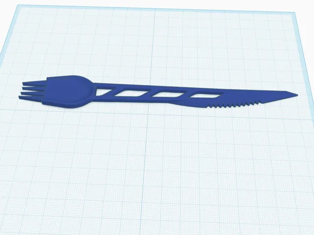 Travel/Disposable Child Safe 3in1 Utensil