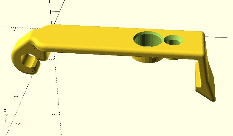 Dosing Capsule Dispensing Case Lid with Tool Handle Holes
