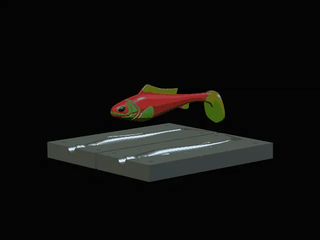 AM bait fish 18cm hoof model / form for predator fishing