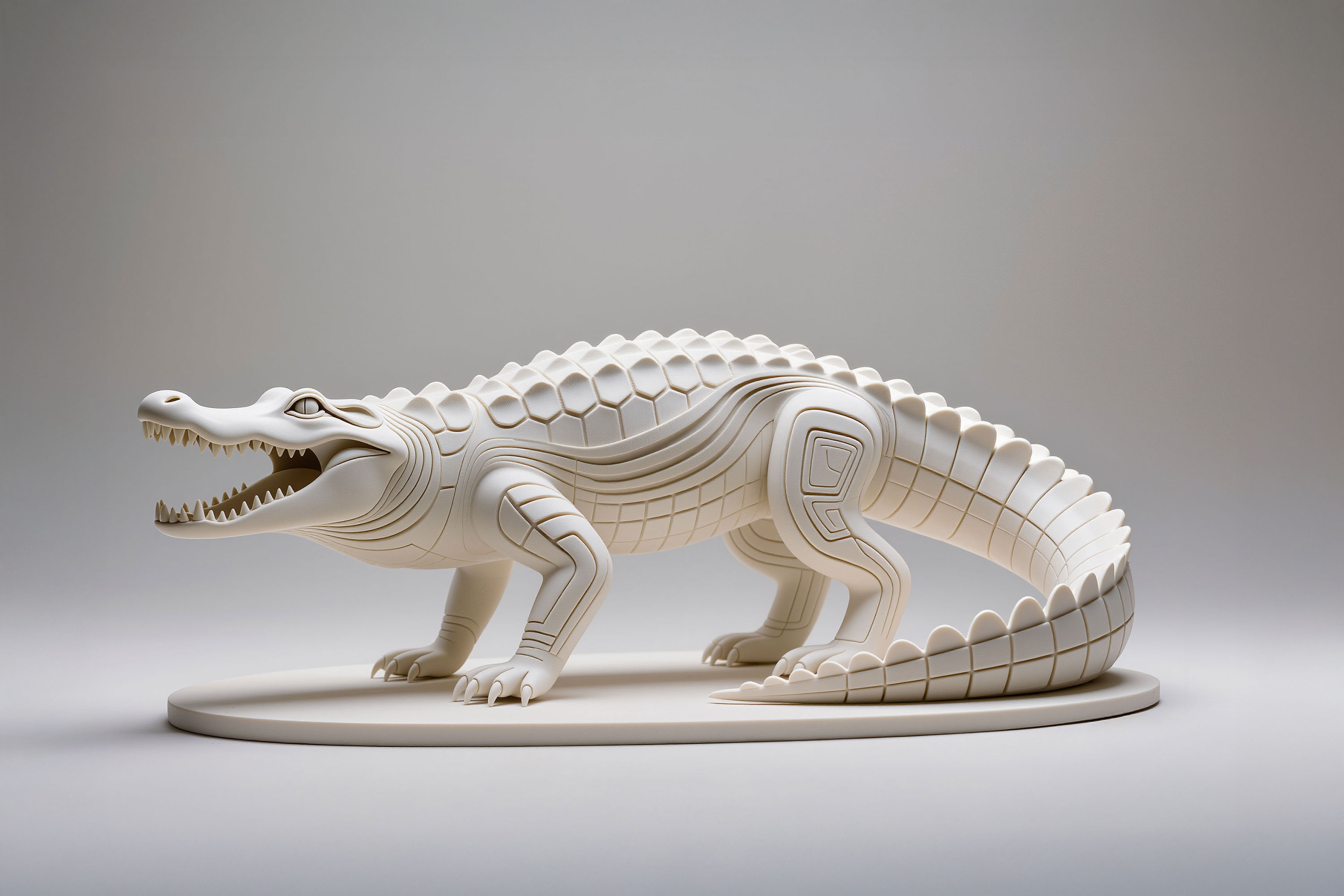 Aligator, Hexa Sculpture