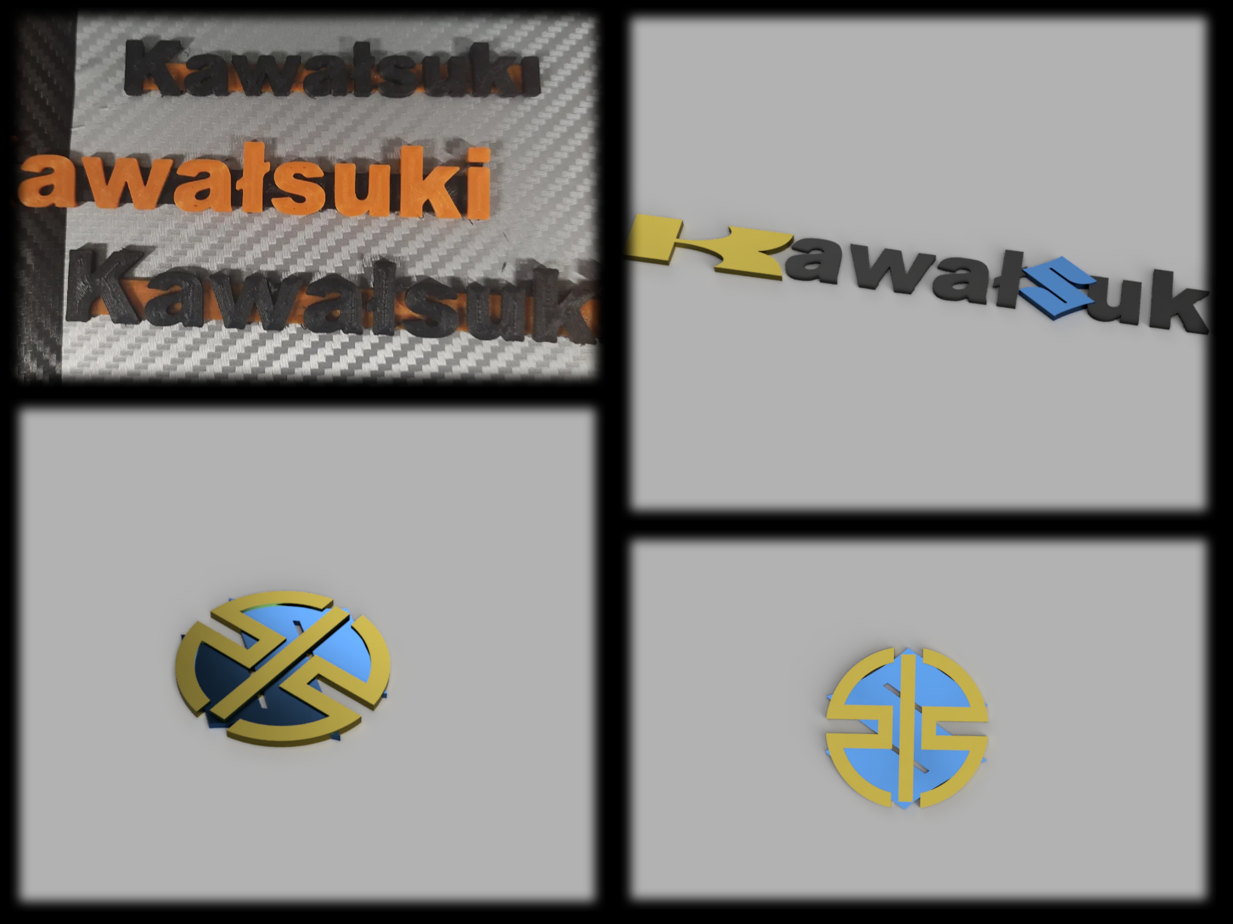 Kawasaki/Suzuki merged emblem - logo