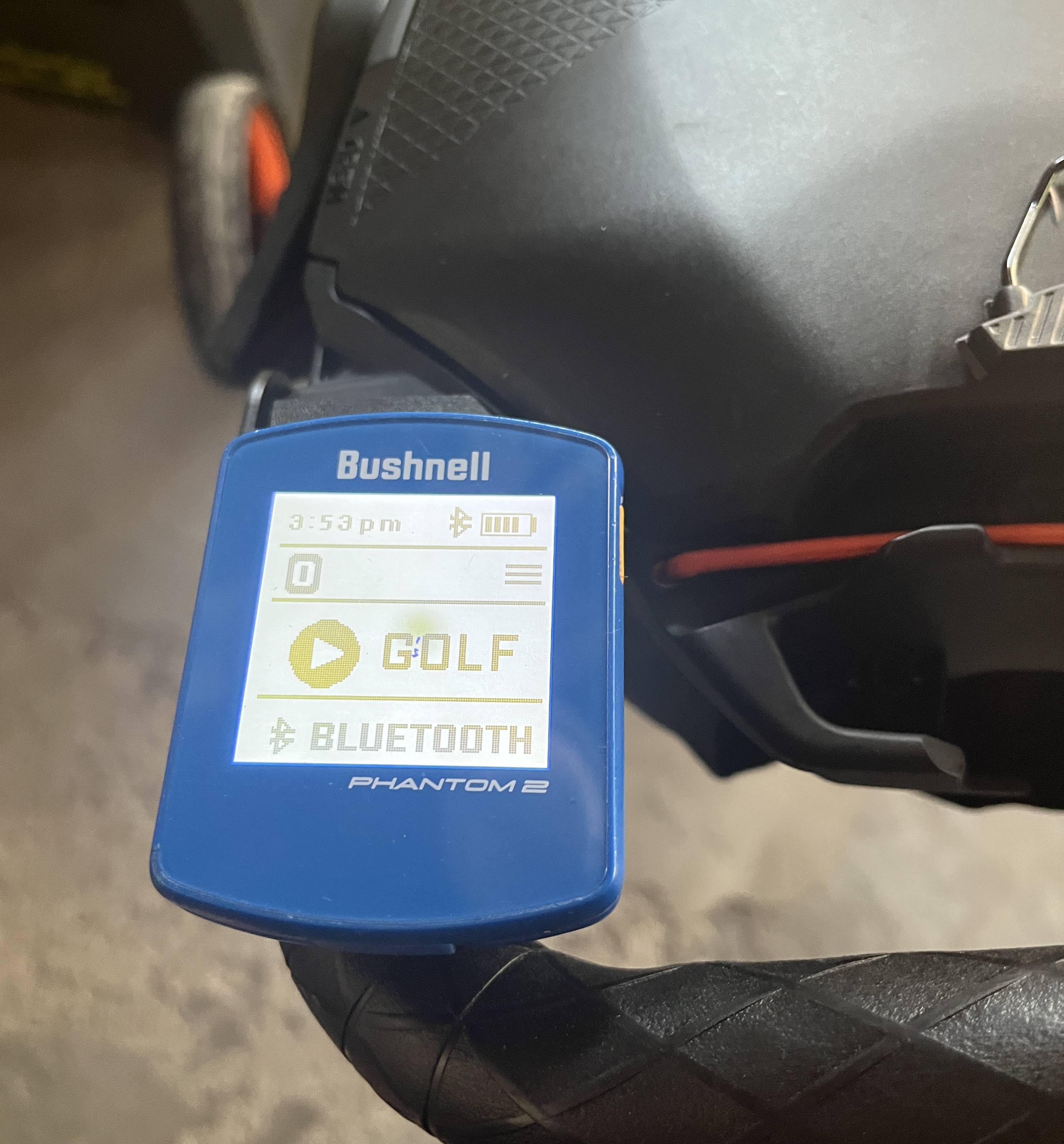 Bushnell Phantom GPS Mount for Bagboy Nitron Golf Push Cart