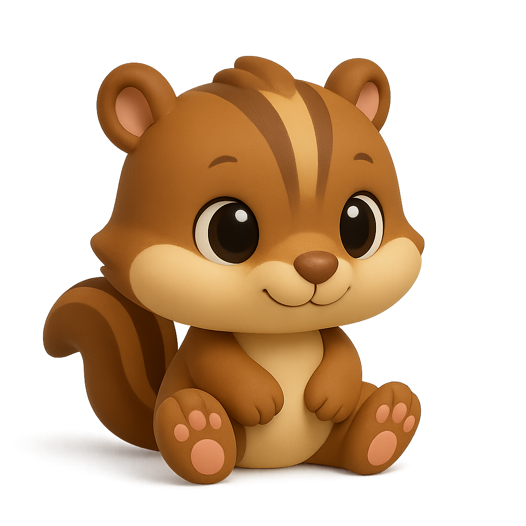 Miniatura 2 do modelo 3D Chipmunk Warrior