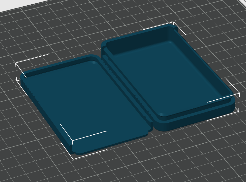Mini Pocket Slide Box (STL, seperate lid)