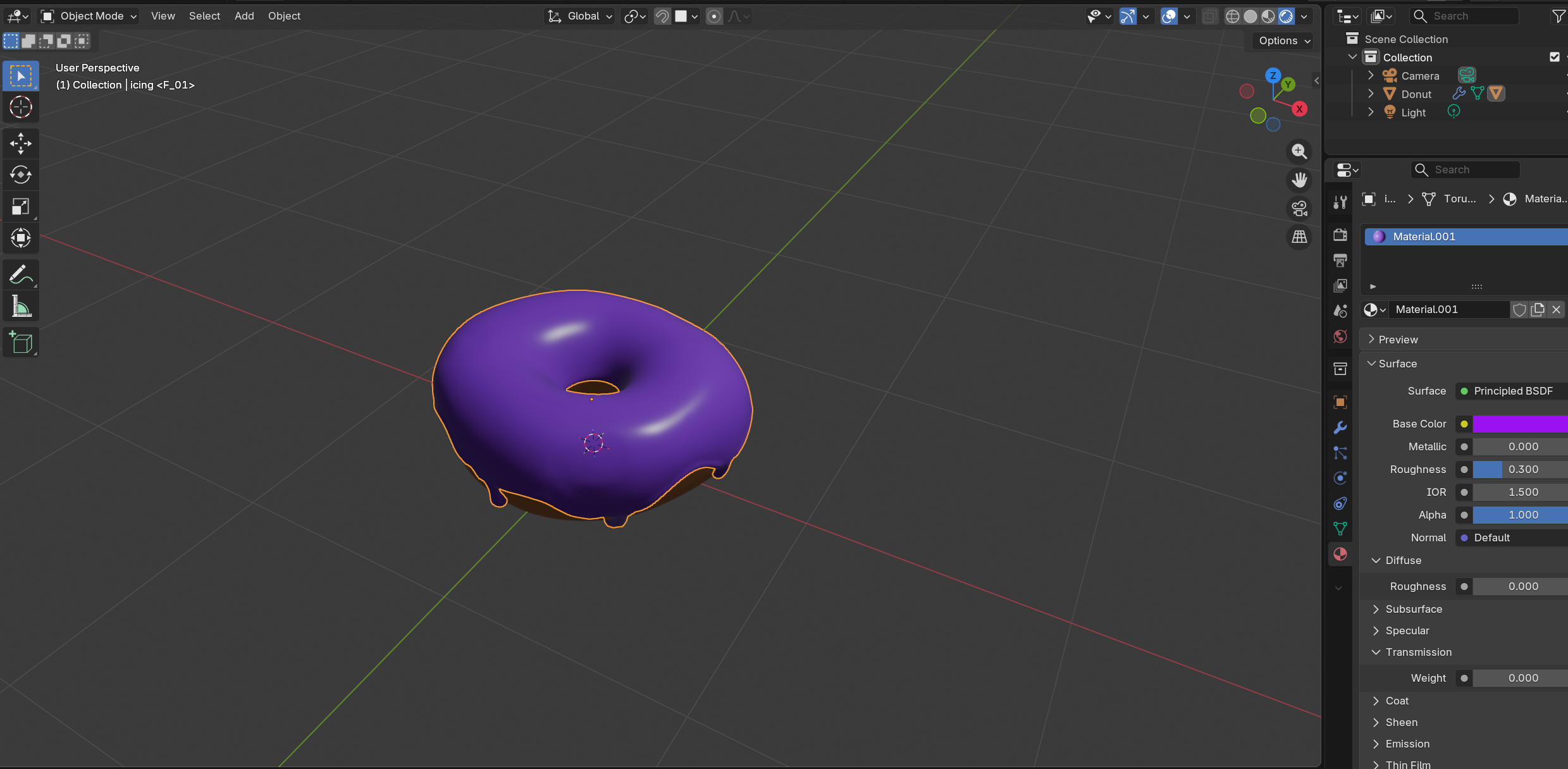 Blender Donut (no sprinkles) ;)