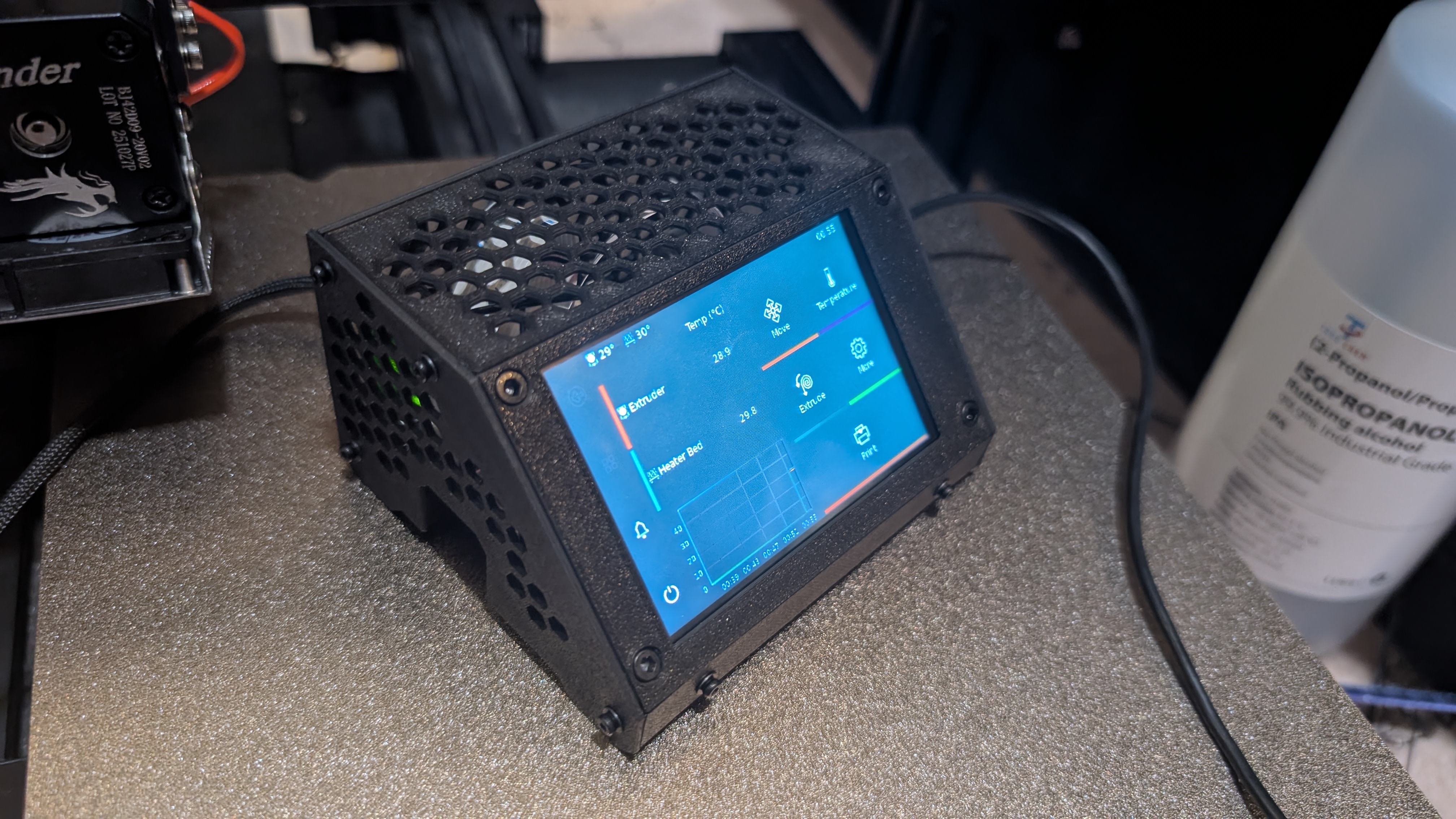 BTT Pi 1.2 & TFT35 SPI Touchscreen Enclosure