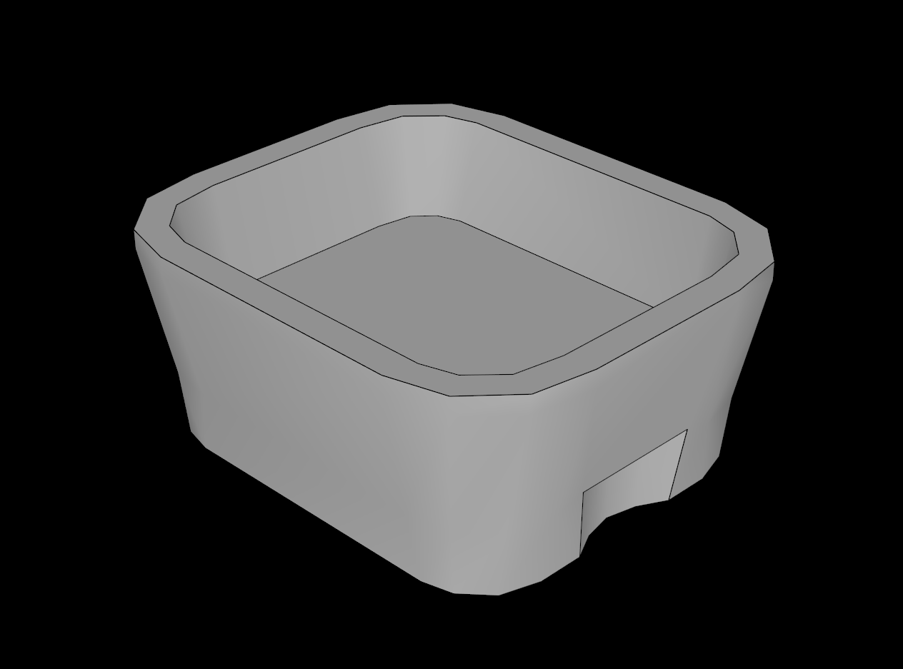 Lego Compatible (93082c.dat) Figure Friends Dish Rectangular