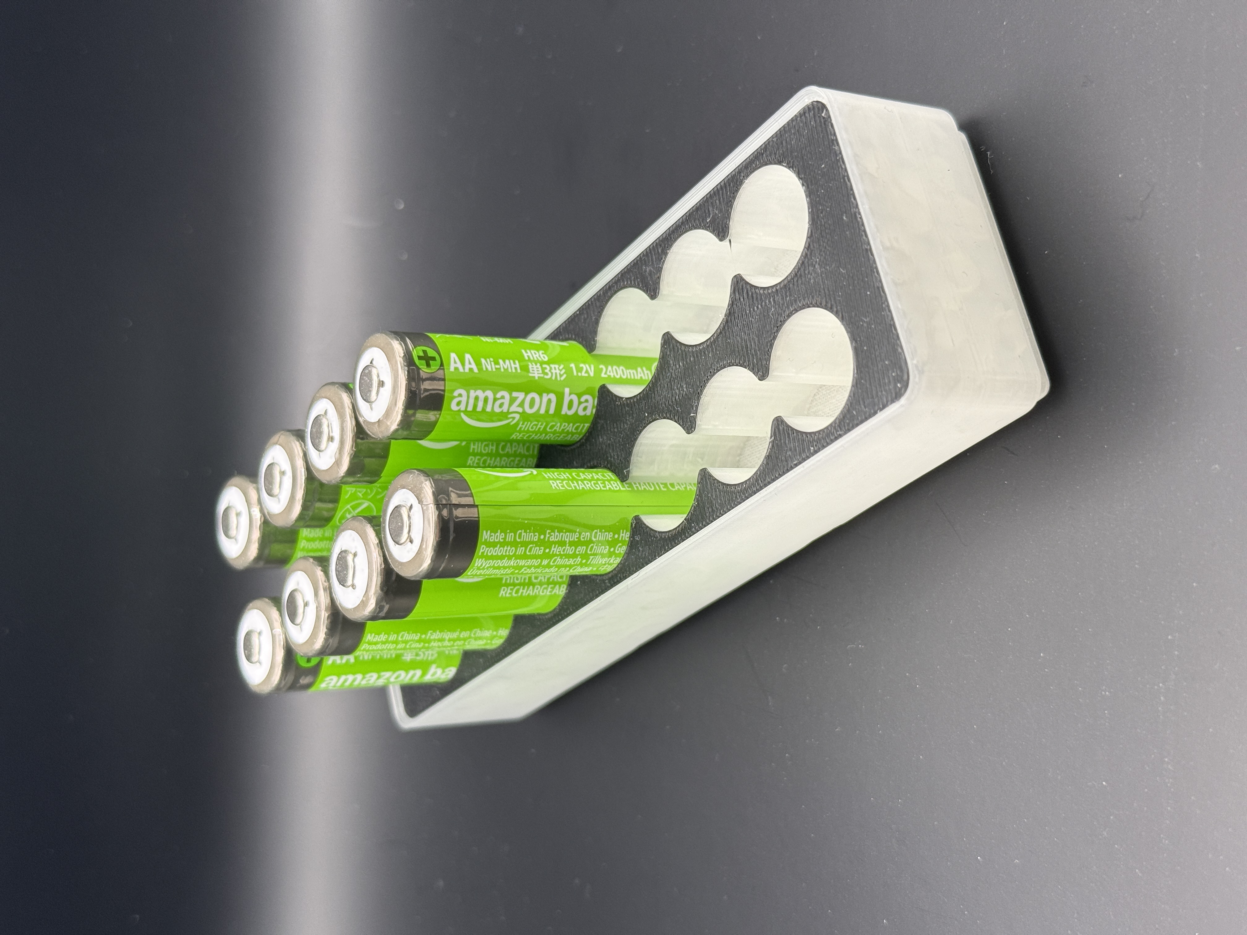 Gridfinity Bin 1x3 – AA Battery Holder