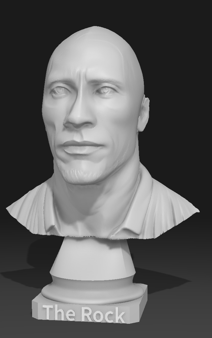The Rock (Dwayne Johnson) Statue Bust
