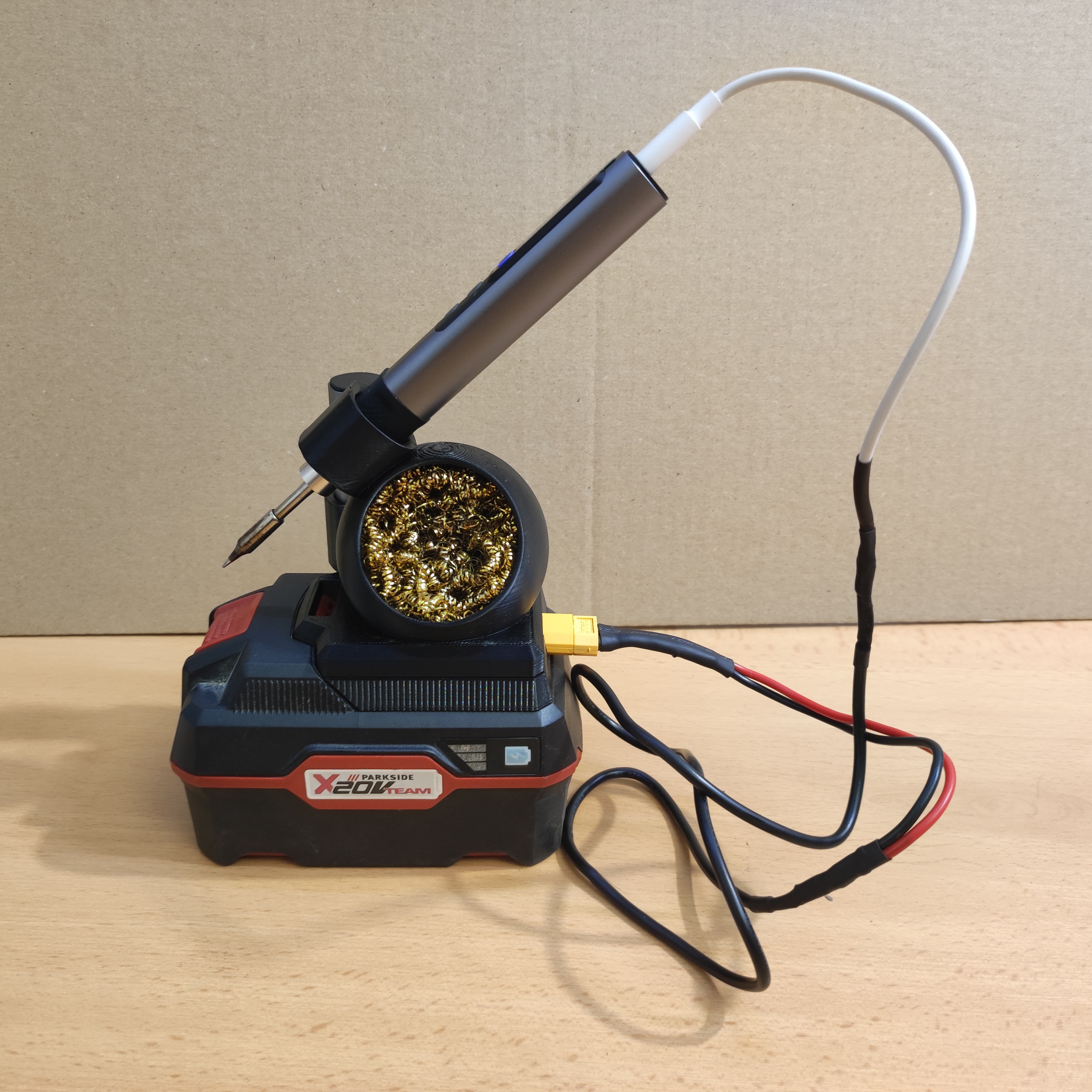 FNIRSI HS-02 Parkside battery adaptor
