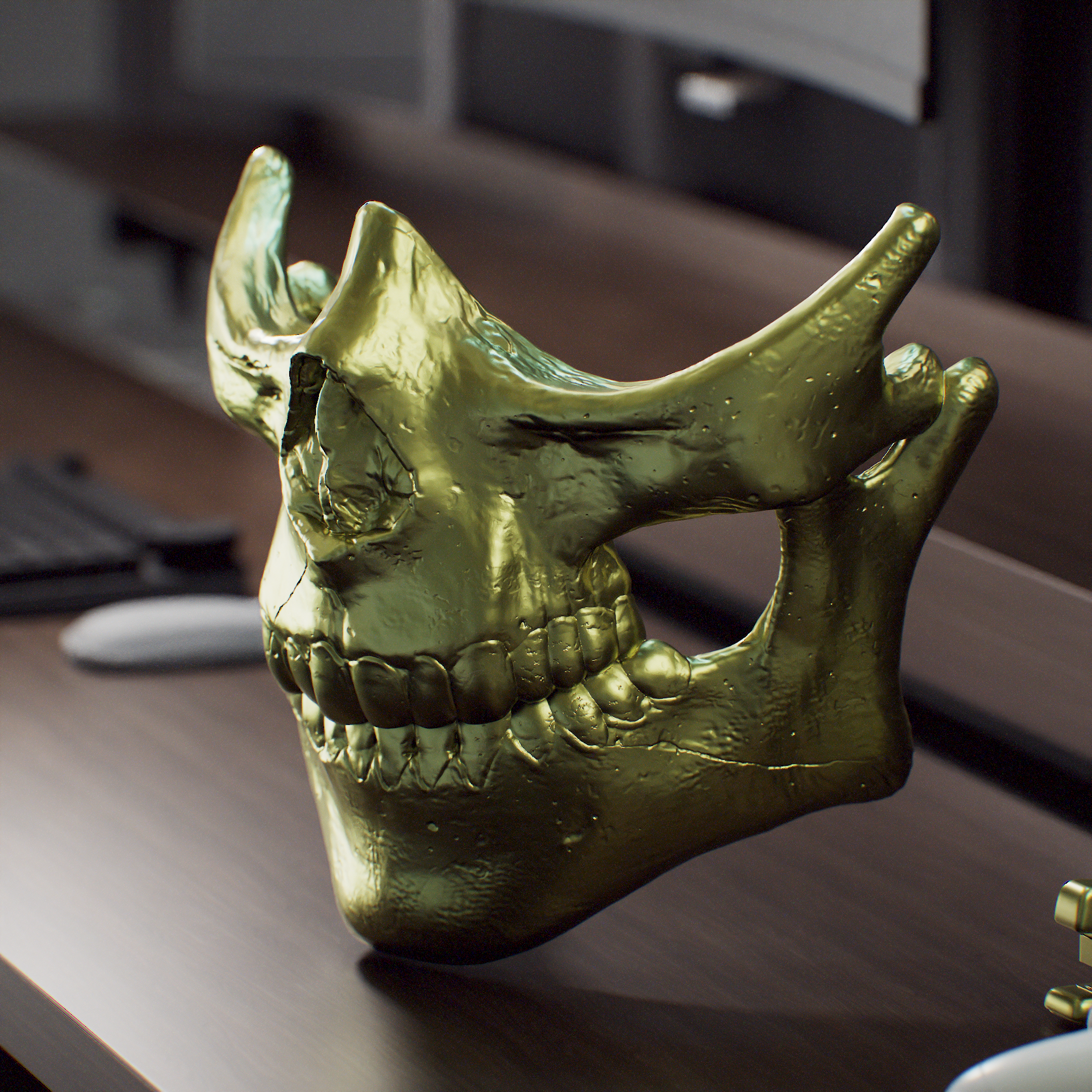 Death Stranding Higgs Mask - Mascara de Higs - Skull Mask - Death Stranding - Death Higgs - Monoaghan - Fan Art