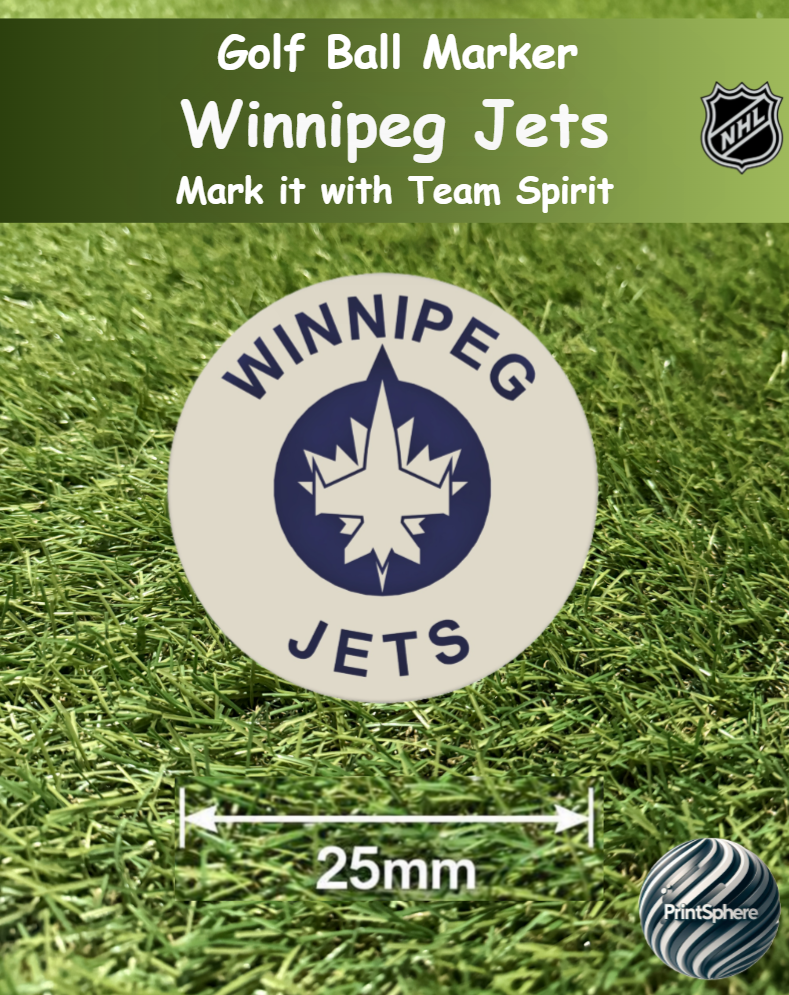 Golf - Golf Ball Marker - NHL - Central - Winnipeg Jets