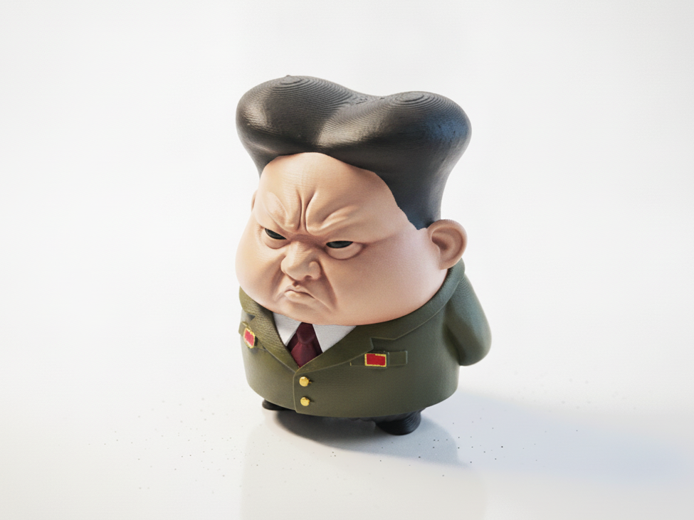 Kim Jong Un Figurine Celebrity 3D Printable