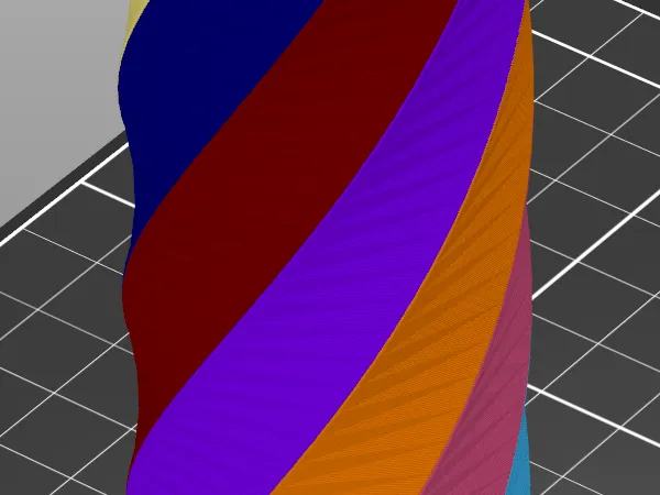 Twisting Tube - 8 Color - INDX Test Object